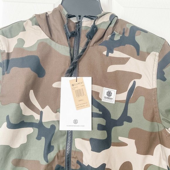 NWT Element Alder Camo Zip Up Jacket - Small - Picture 2 of 3